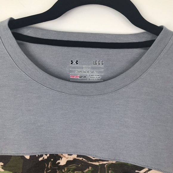 NEW Under Armour Ridge Reaper Pocket Gray Camo Tee - Picture 4 of 5